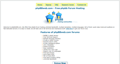 Desktop Screenshot of phpbbweb.com