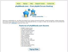 Tablet Screenshot of phpbbweb.com